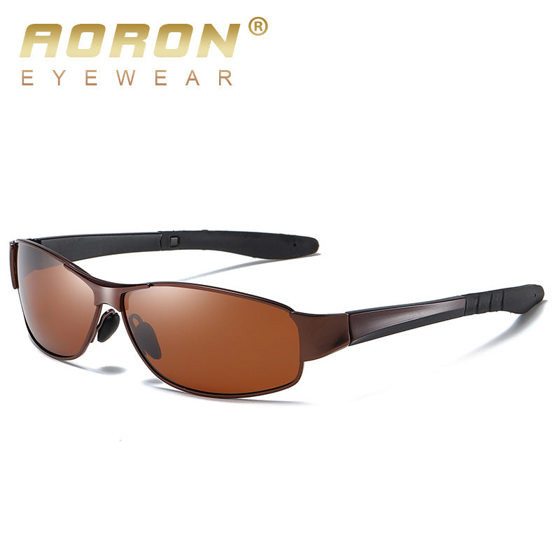 New Men's Sunglasses Square Polarized Sunglasses Night Vision Glasses A649