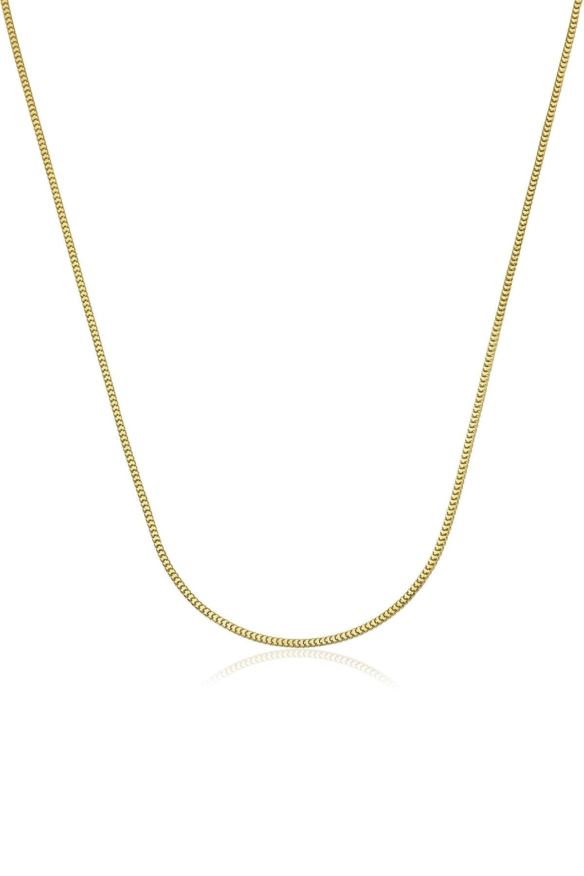 14ct Gold Box Chain Necklace