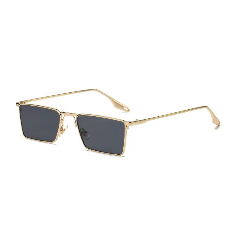 Box metal sunglasses for men and women driving sunglasses