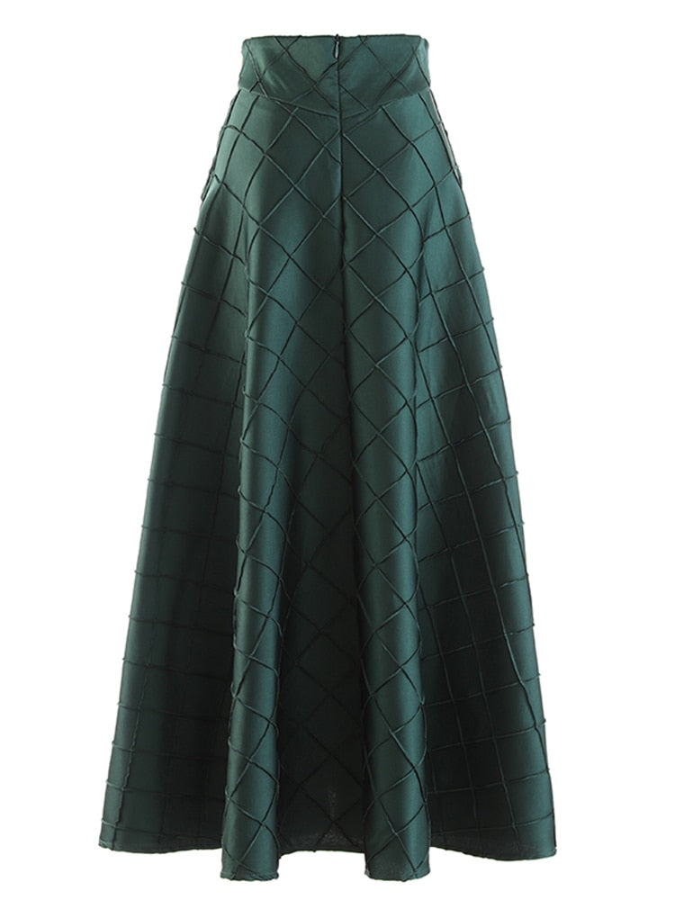 Clothes Streetwear Skirt For Women High Waist A Line Solid Minimalist Midi Skirts Female Summer Fashion Clothes