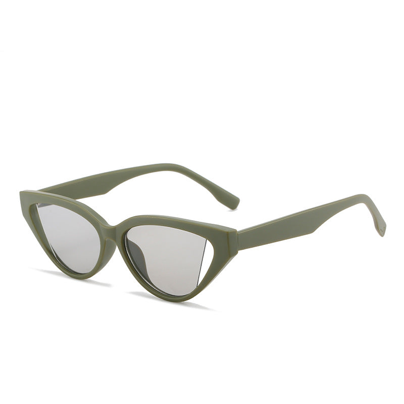 Kitten Eye Small Frame Retro Sunglasses Candy Color Trend Sunglasses