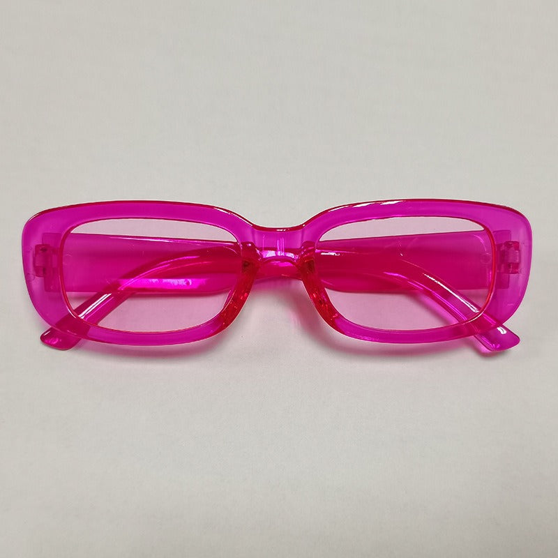 New Sunglasses PC Block Sunglasses Fashionable Square Glasses Painted Twice