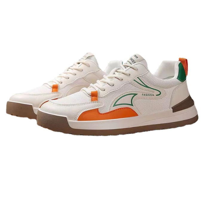 Casual herensneakers van PU en mesh