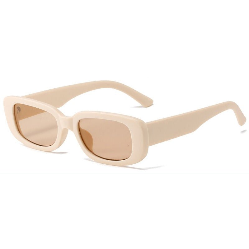 New Sunglasses PC Block Sunglasses Fashionable Square Glasses Painted Twice