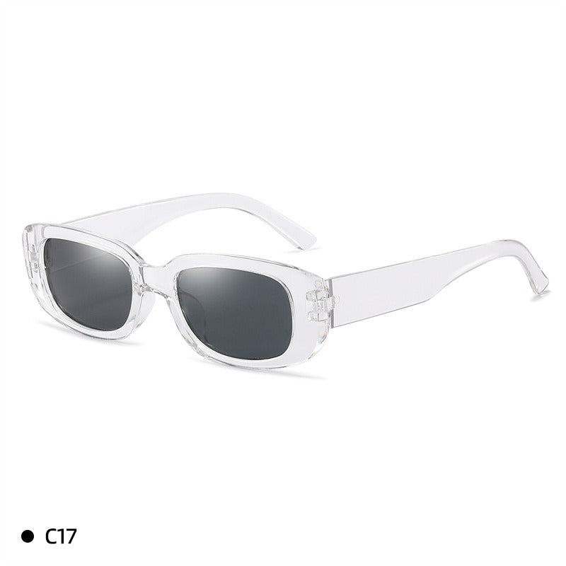 New Sunglasses PC Block Sunglasses Fashionable Square Glasses Painted Twice