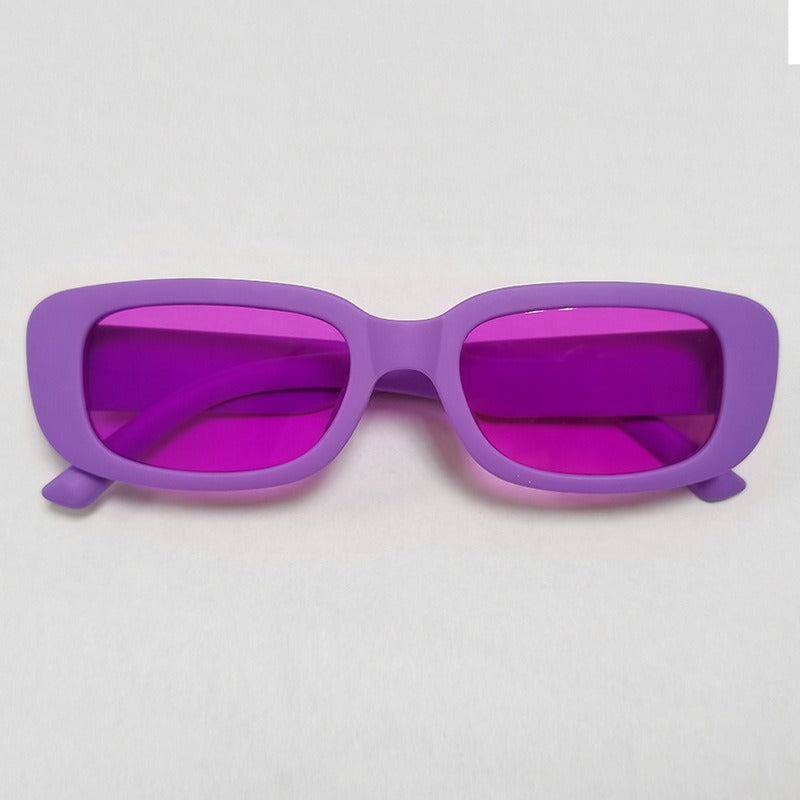 New Sunglasses PC Block Sunglasses Fashionable Square Glasses Painted Twice