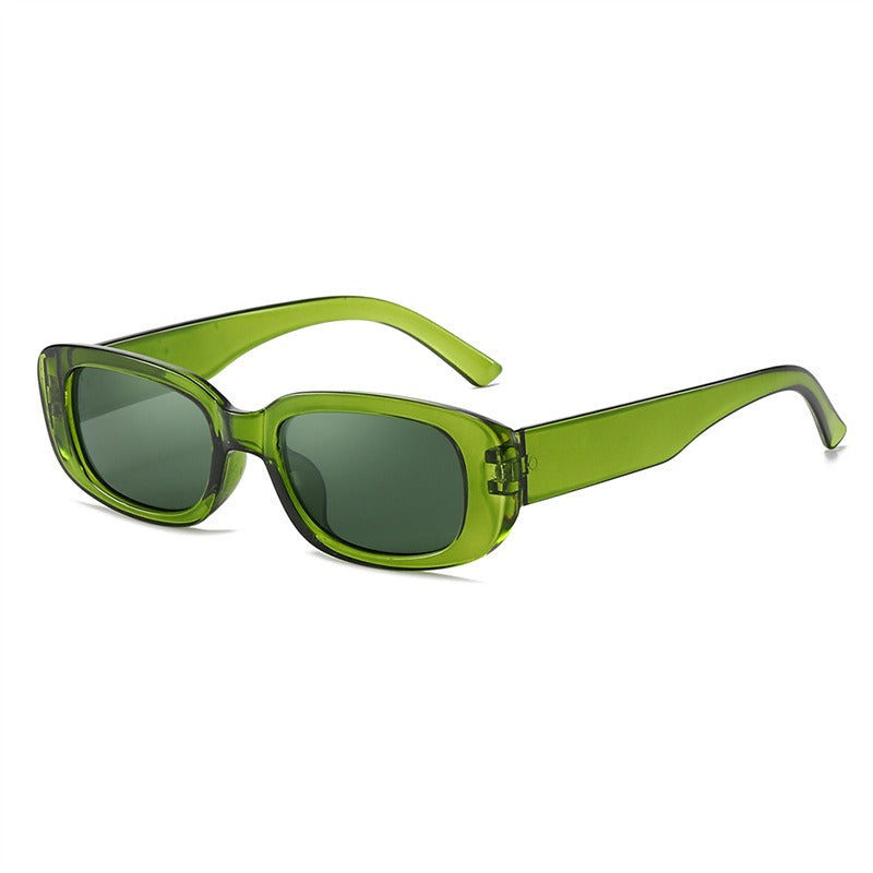 New Sunglasses PC Block Sunglasses Fashionable Square Glasses Painted Twice
