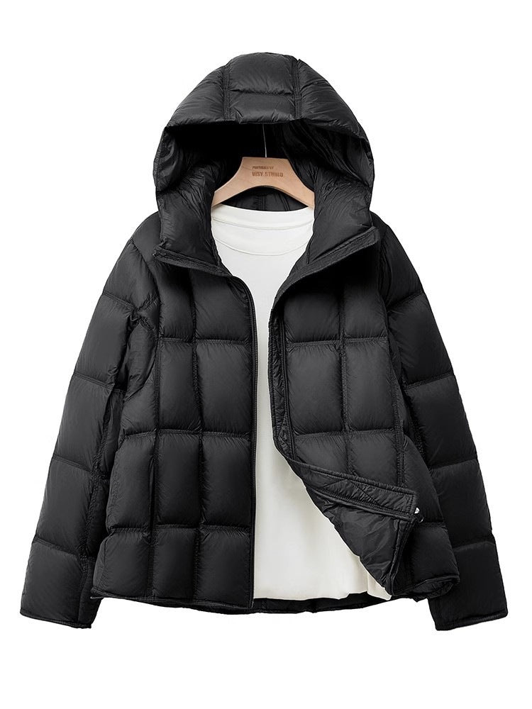 Women's Oversized Padded Puffer Jacket with Hood, Thick Winter Coat