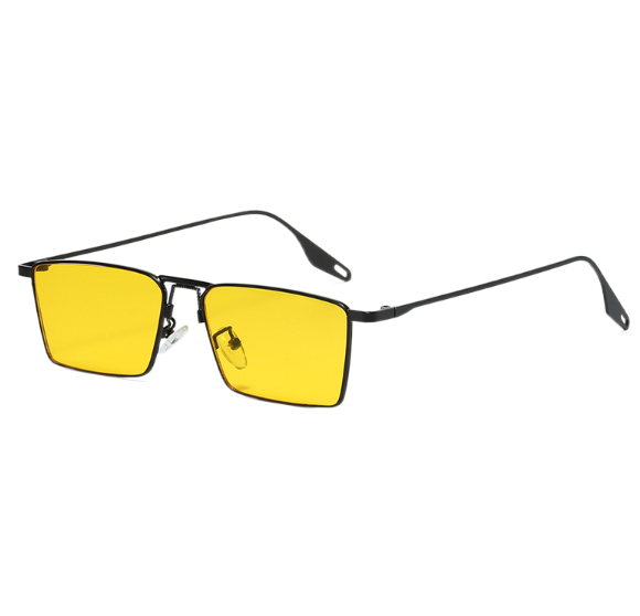 Box metal sunglasses for men and women driving sunglasses