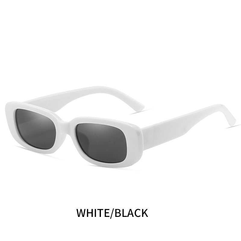 New Sunglasses PC Block Sunglasses Fashionable Square Glasses Painted Twice