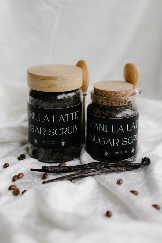 Suikerscrub met vanille en koffie – 16 oz