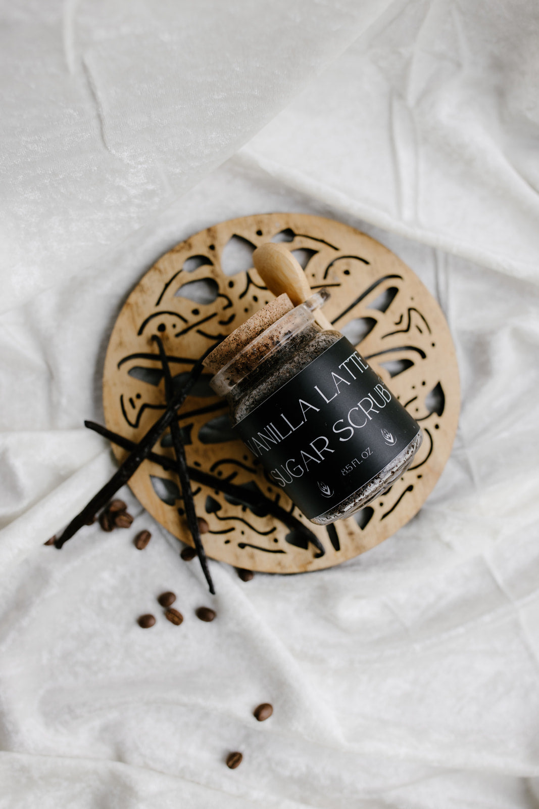 Suikerscrub met vanille en koffie – 8,5 oz
