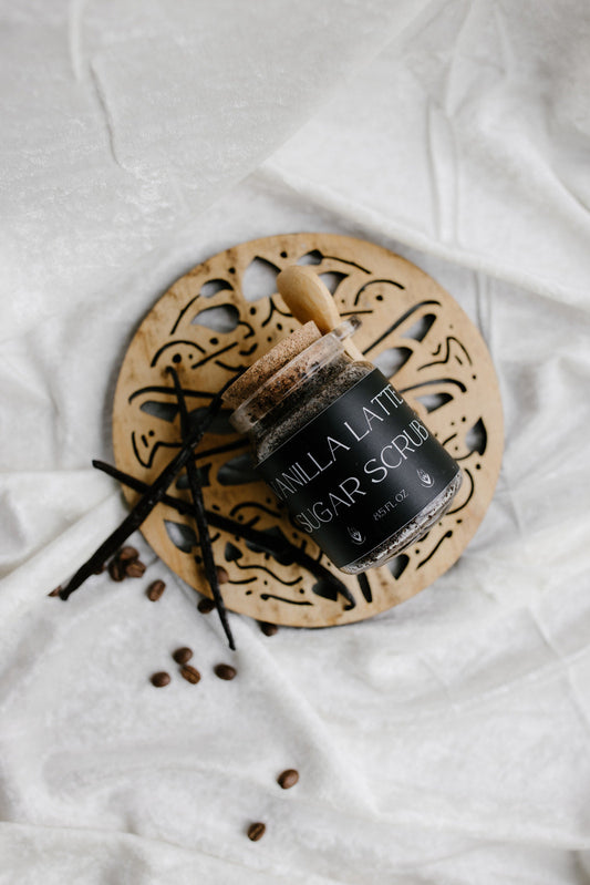 Suikerscrub met vanille en koffie – 8,5 oz