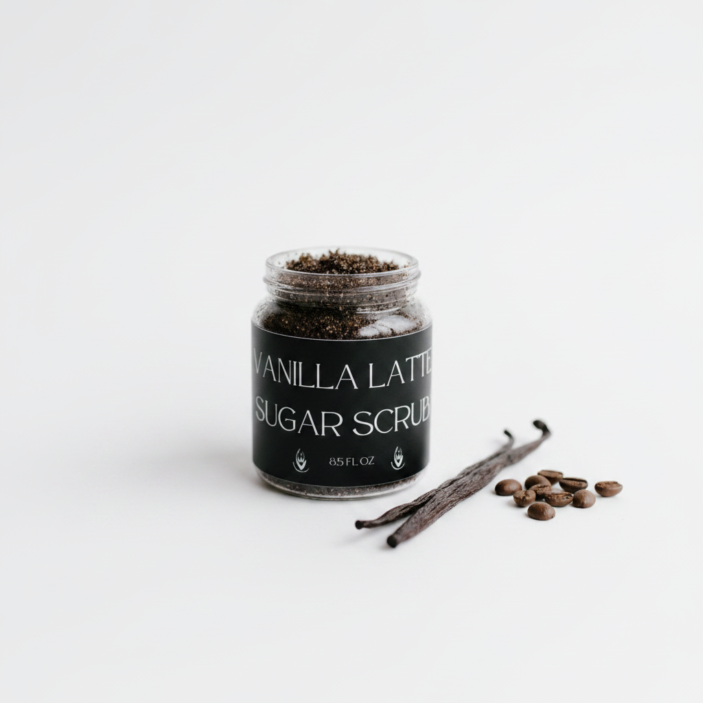 Suikerscrub met vanille en koffie – 16 oz
