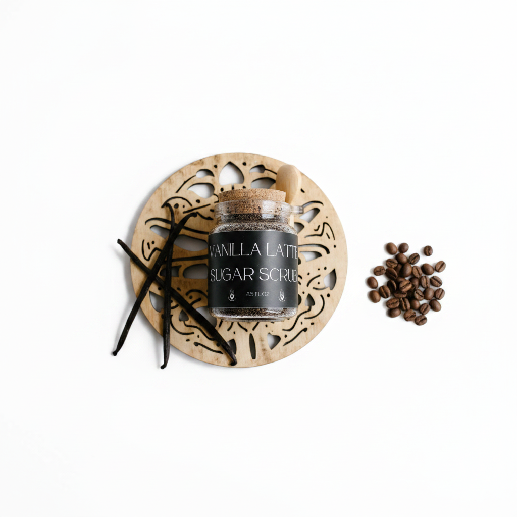 Suikerscrub met vanille en koffie – 8,5 oz